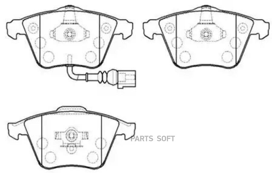 

Колодки тормозные Hong Sung HP9954 HSB