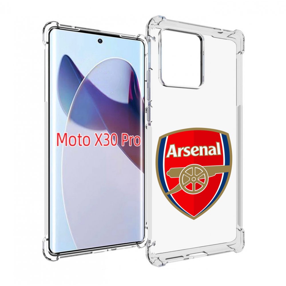 

Чехол MyPads ФК Арсенал логотип для Motorola Moto X30 Pro, Прозрачный, Tocco