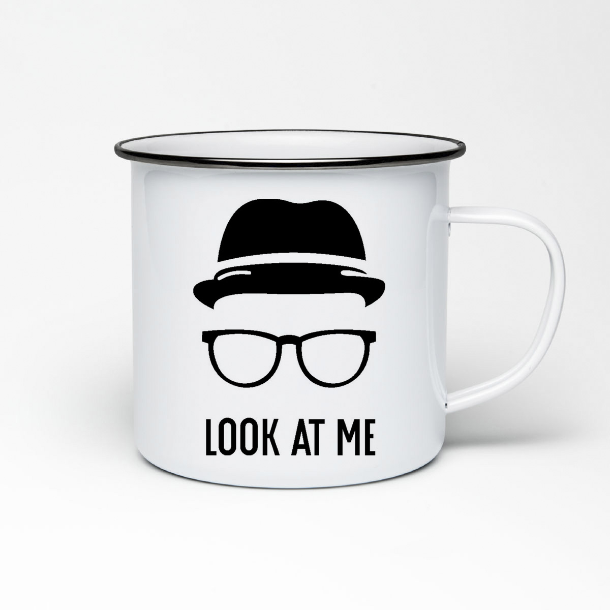 

Кружка металлическая CoolPodarok Look at me