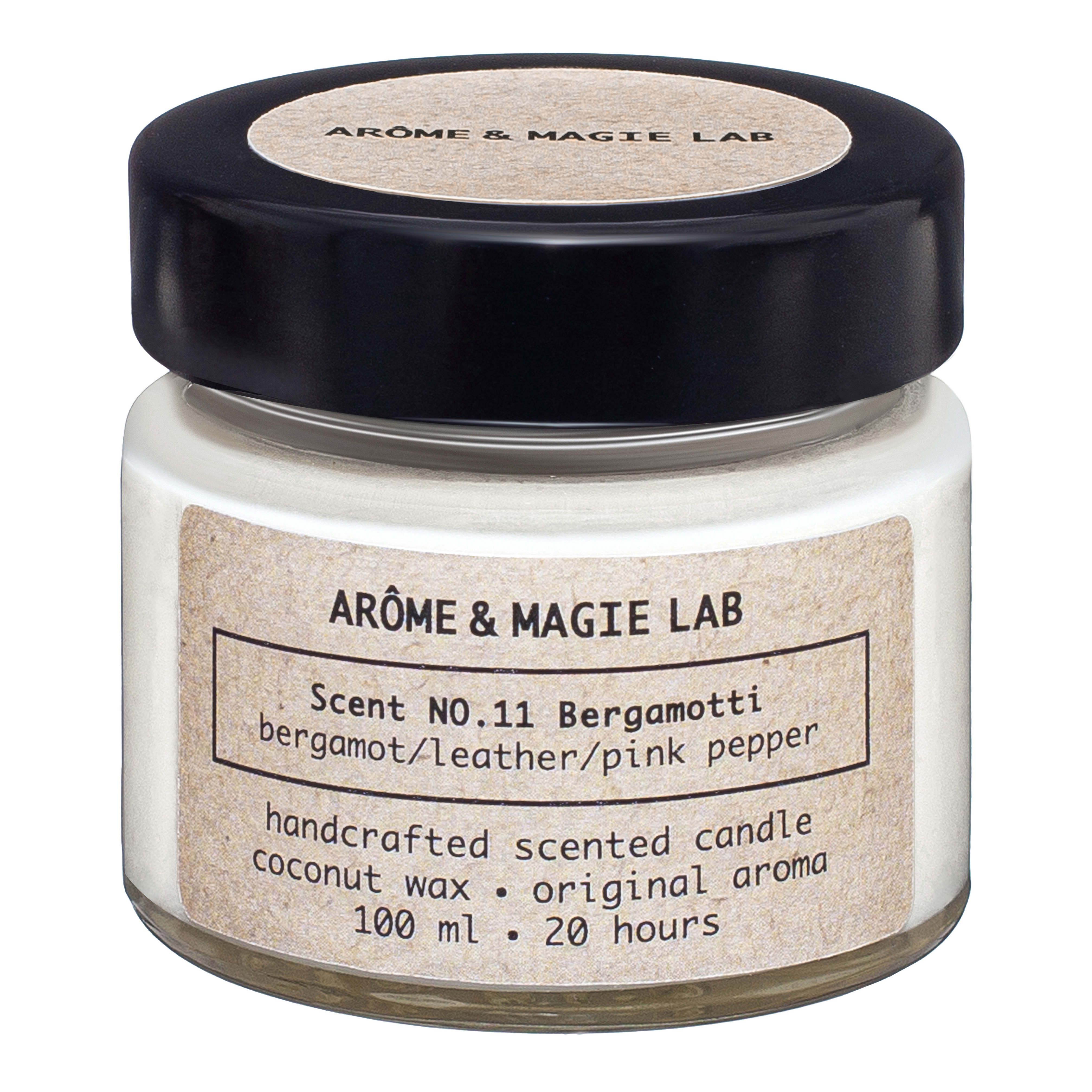 

Свеча ароматическая AROME & MAGIE LAB Scent NO.11 Bergamotti, AM