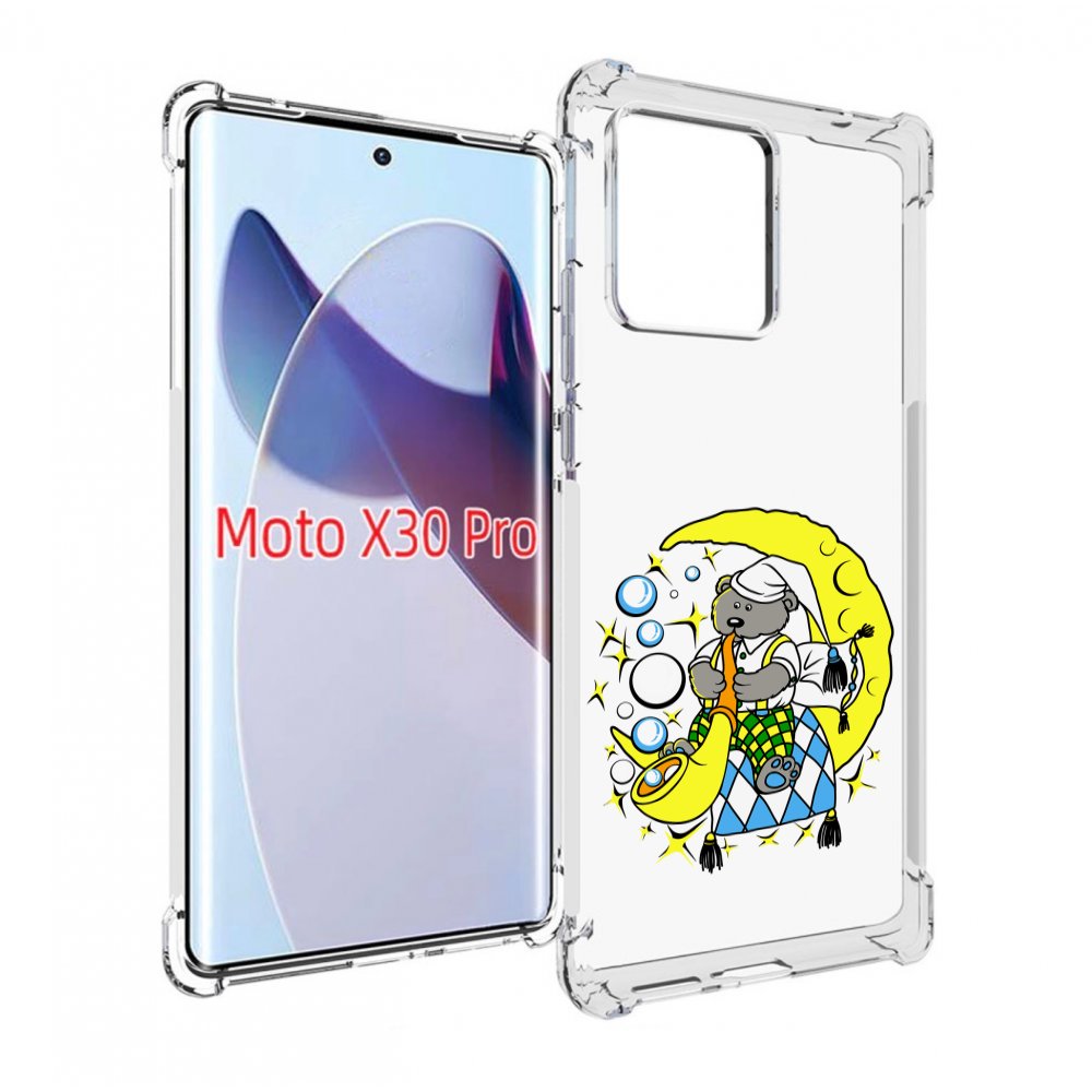 

Чехол MyPads Сырная луна для Motorola Moto X30 Pro, Прозрачный, Tocco