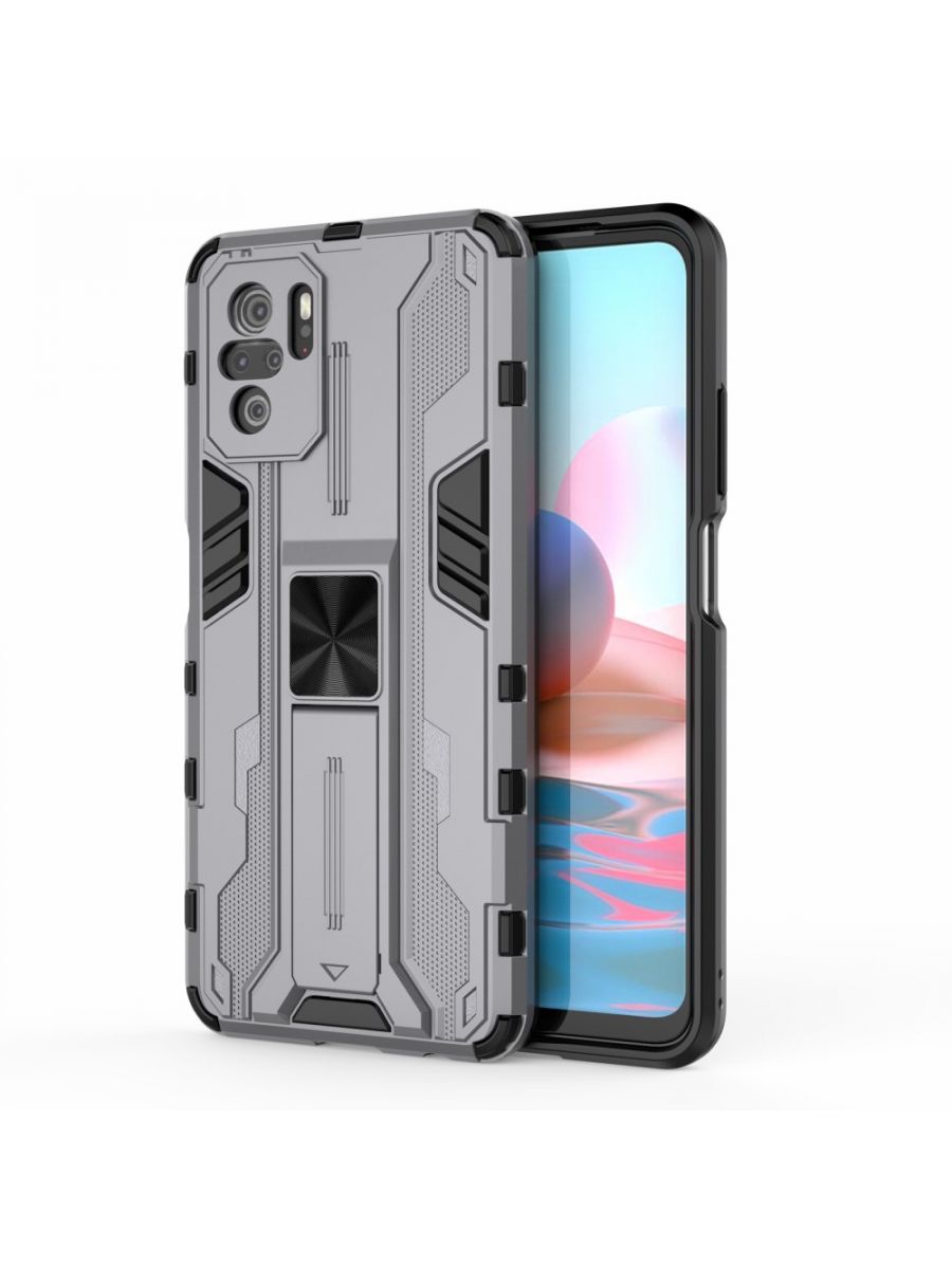 

Чехол Sonic для смартфона Xiaomi Redmi Note 10 Серый