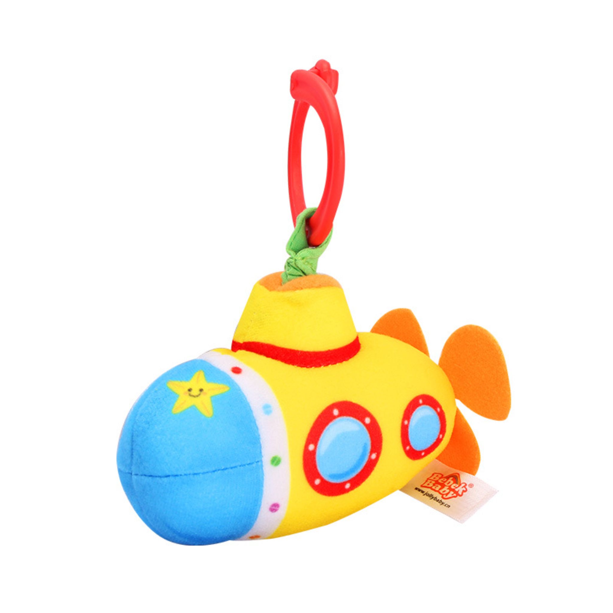 Подвесная мягкая игрушка-погремушка Подводная лодка