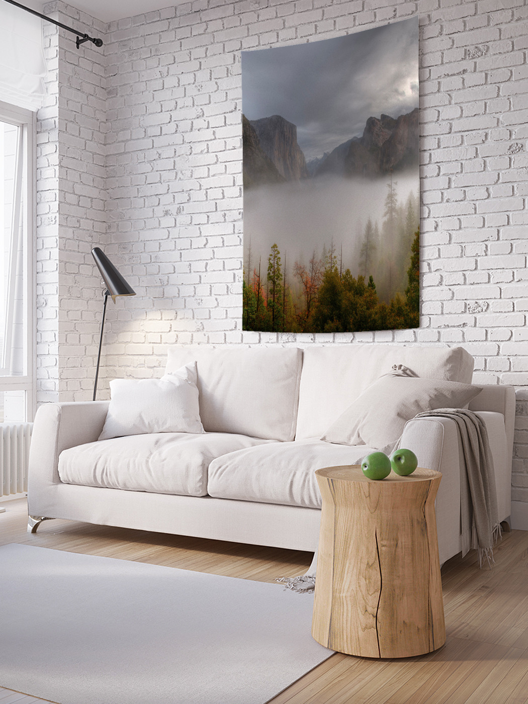 

Вертикальное фотопанно на стену JoyArty Мрачный туман 150x200 см, Мрачный туман