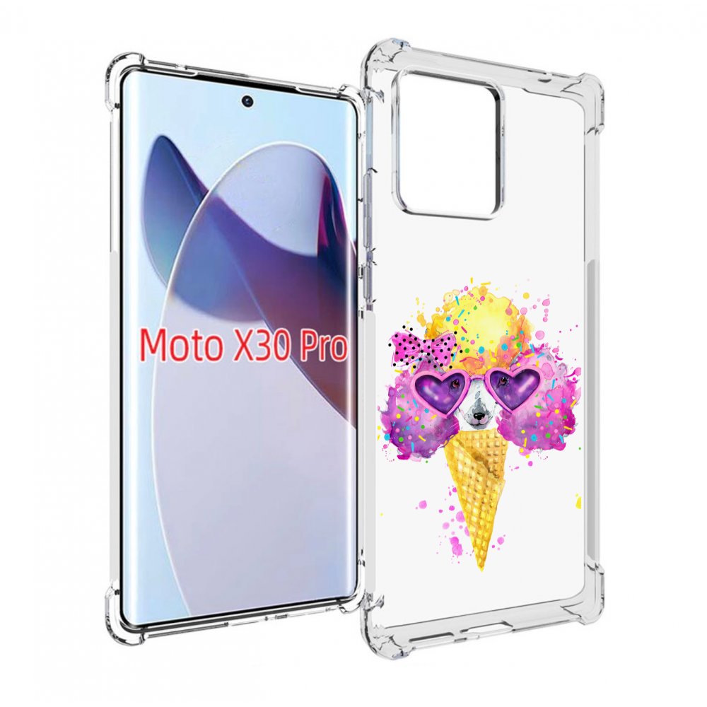 

Чехол MyPads Рожок для Motorola Moto X30 Pro, Прозрачный, Tocco