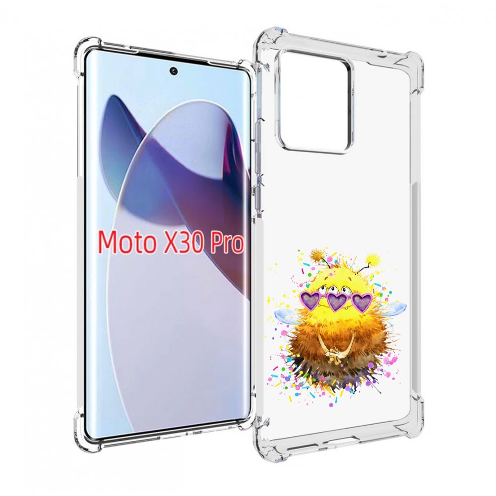 

Чехол MyPads Пушитый шмель для Motorola Moto X30 Pro, Прозрачный, Tocco