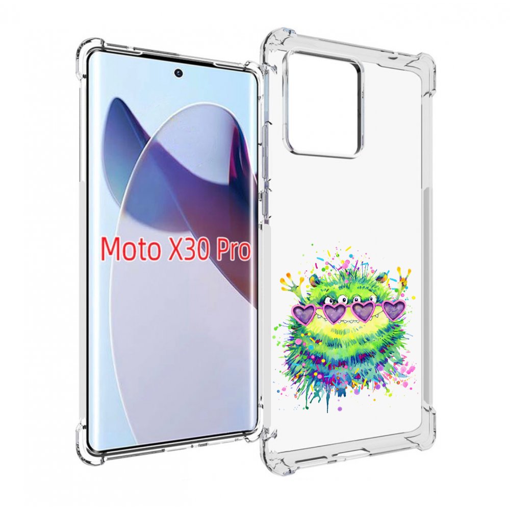 

Чехол MyPads Пушистый персонаж для Motorola Moto X30 Pro, Прозрачный, Tocco