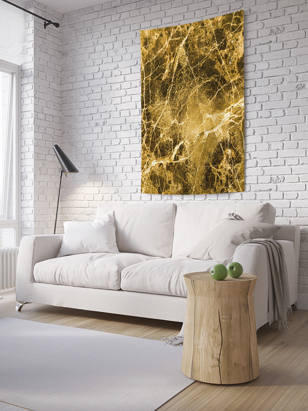

Вертикальное фотопанно на стену JoyArty Огненная паутина 150x200 см, Огненная паутина