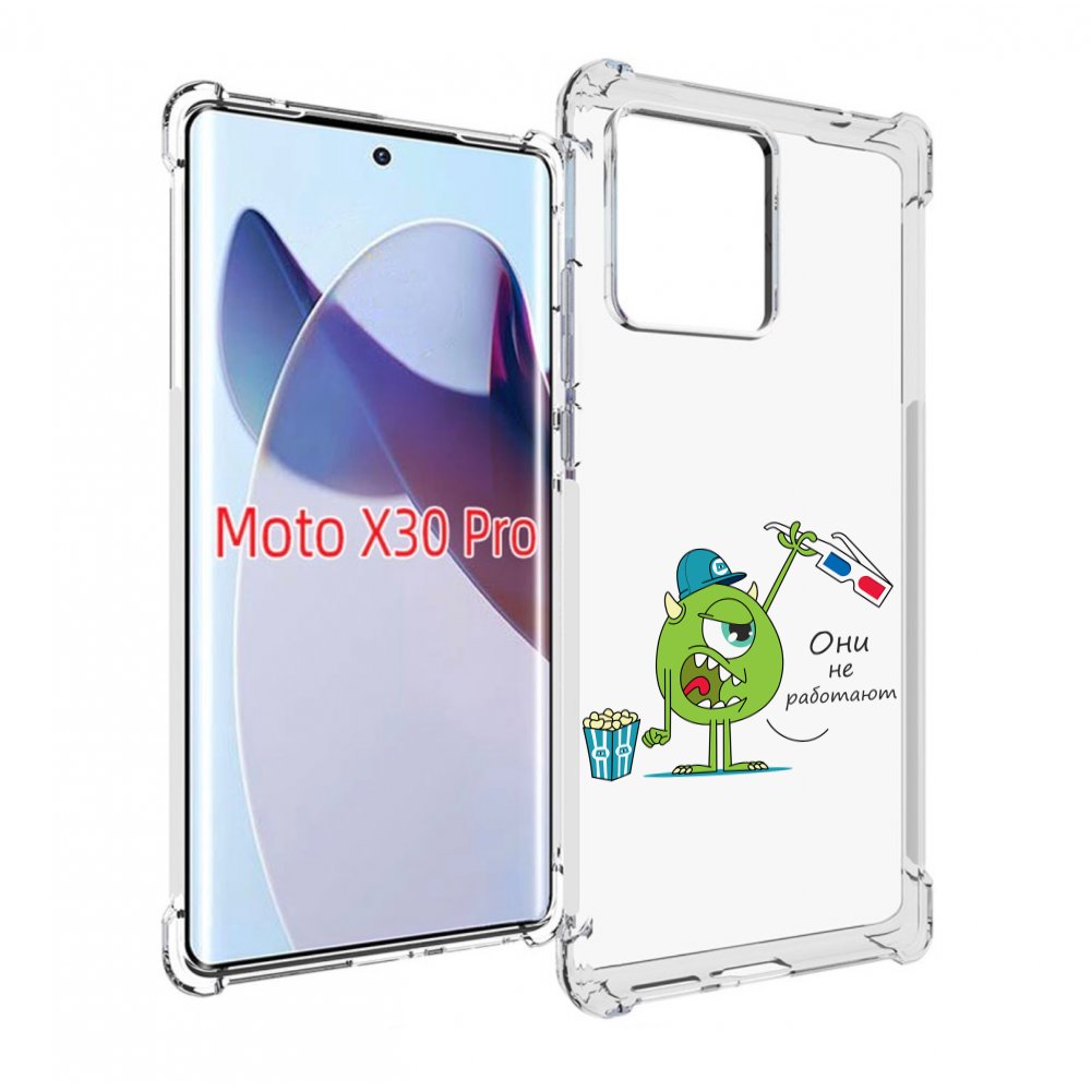 

Чехол MyPads Очки не работают для Motorola Moto X30 Pro, Прозрачный, Tocco