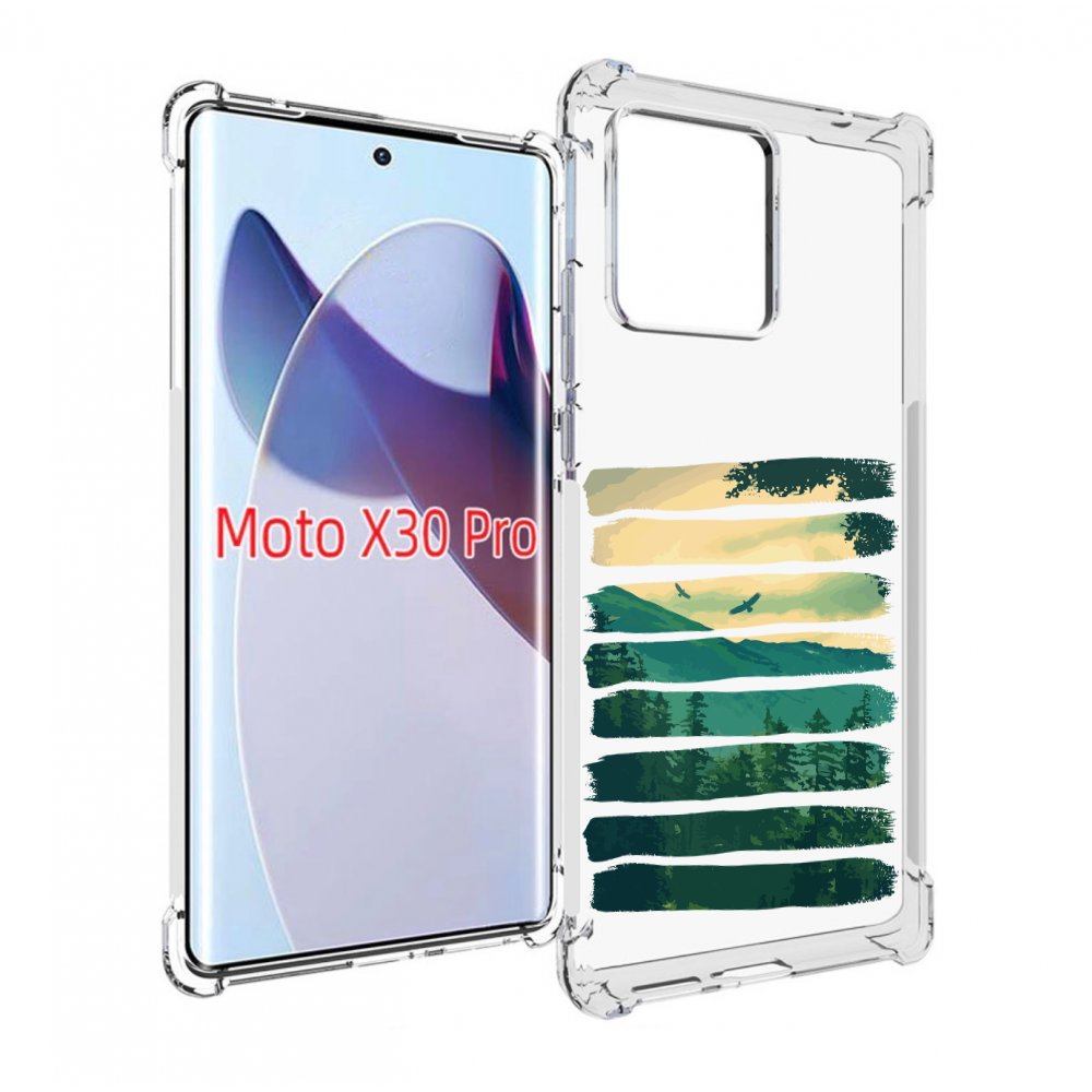 

Чехол MyPads Лесная чаща для Motorola Moto X30 Pro, Прозрачный, Tocco