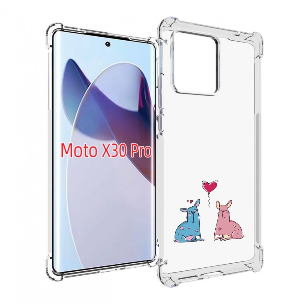 

Чехол MyPads Лама любовь для Motorola Moto X30 Pro, Прозрачный, Tocco