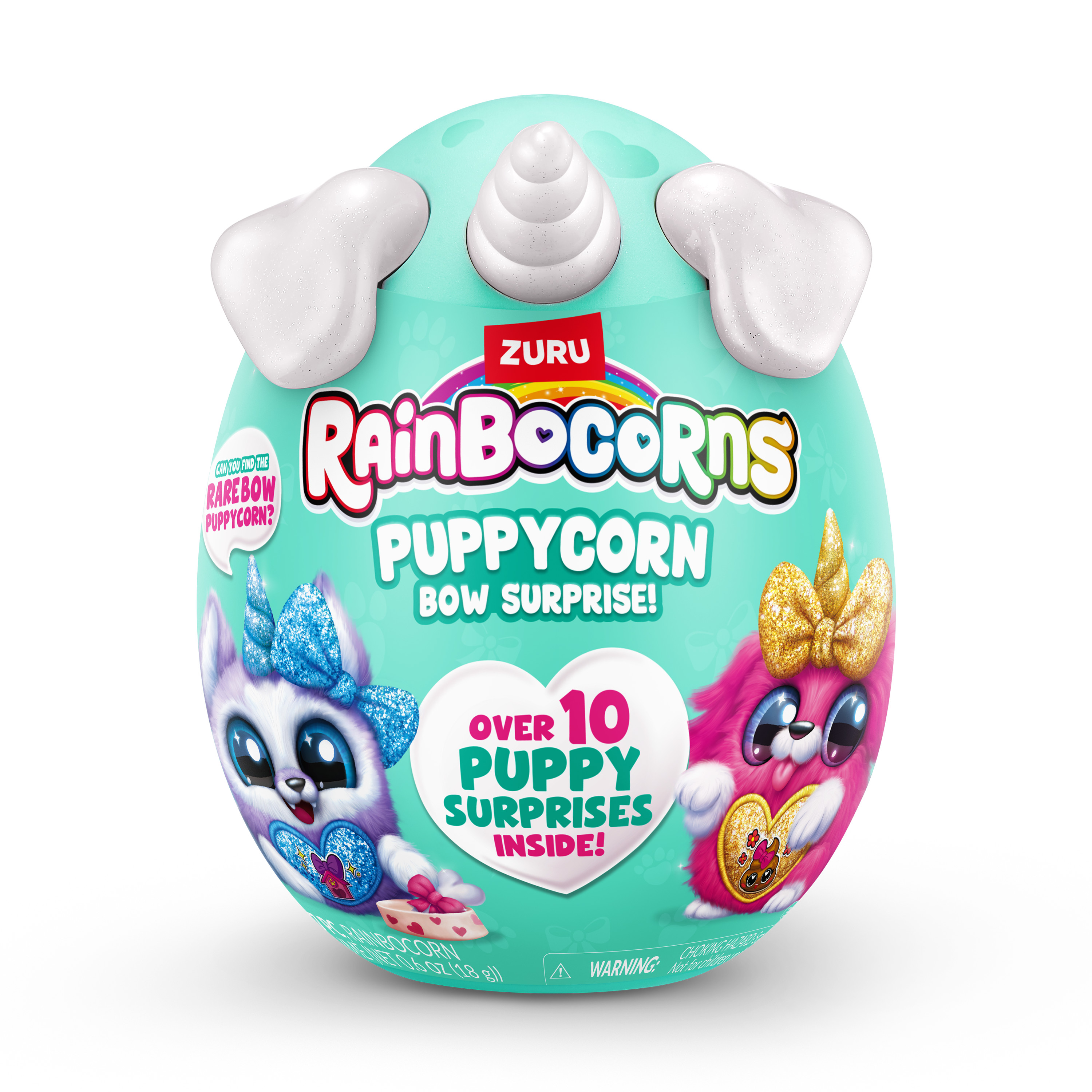 Игрушка-сюрприз в яйце Rainbocorns Puppycorn Bow Surprise