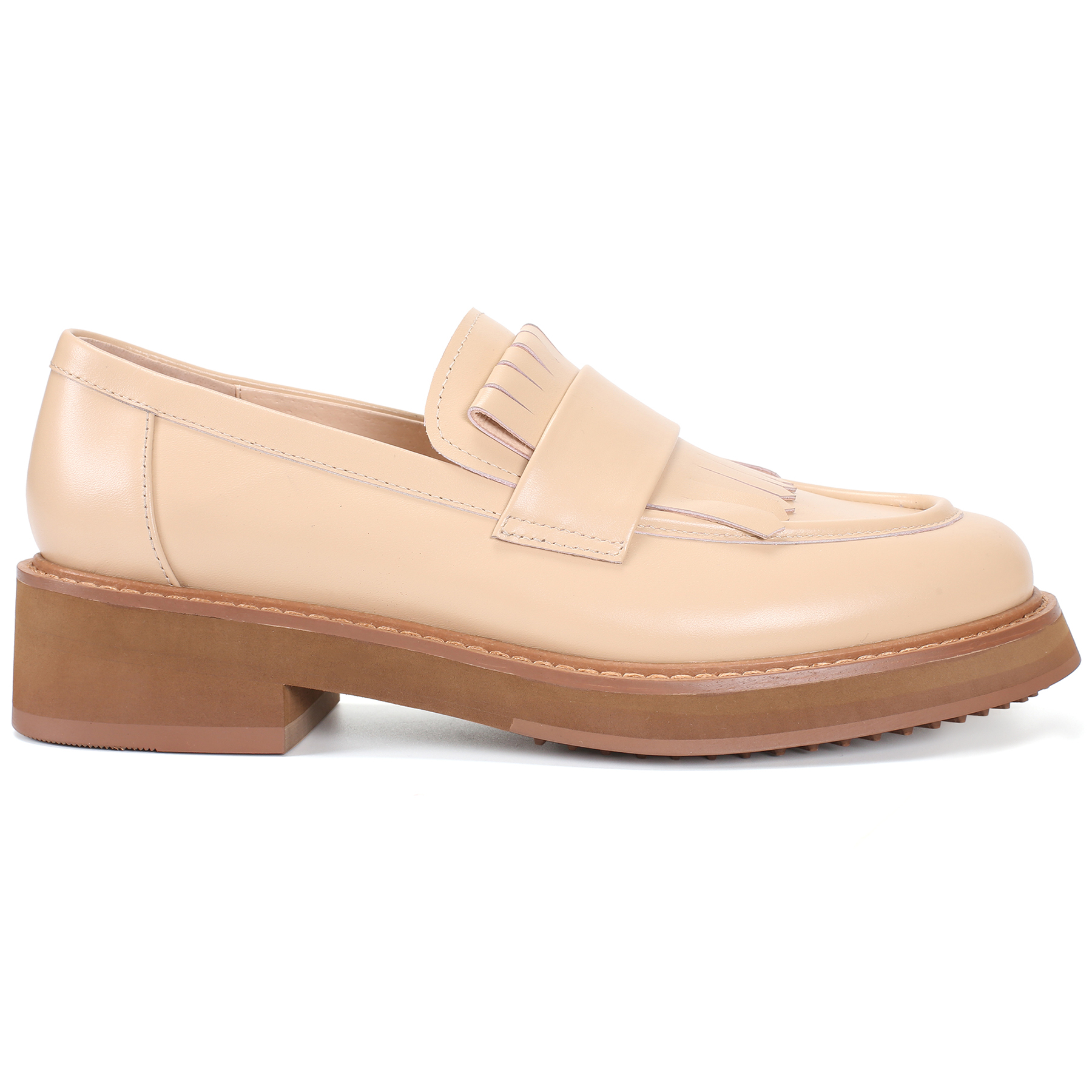 фото Лоферы женские portal prl1010-05-beige-22l бежевые 36 ru