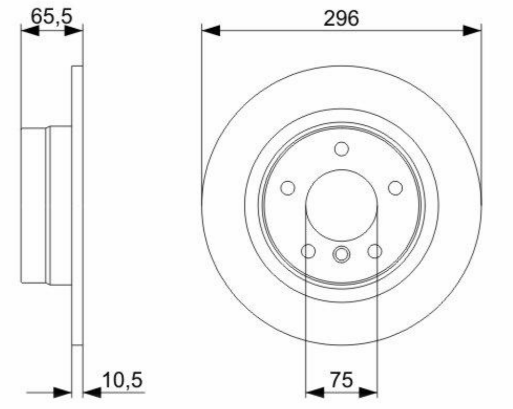 

BMW 34216855002 Тормозной диск вентилируемый [ORG] 1шт