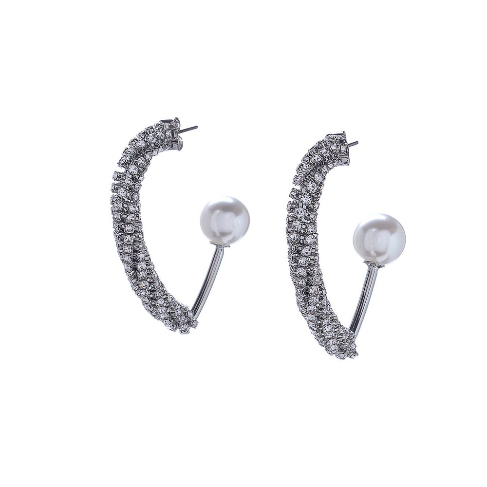 

Серьги из бижутерного сплава Moon Paris MB-22.12-018, Swarovski/жемчуг искусственный, MB-22.12-018