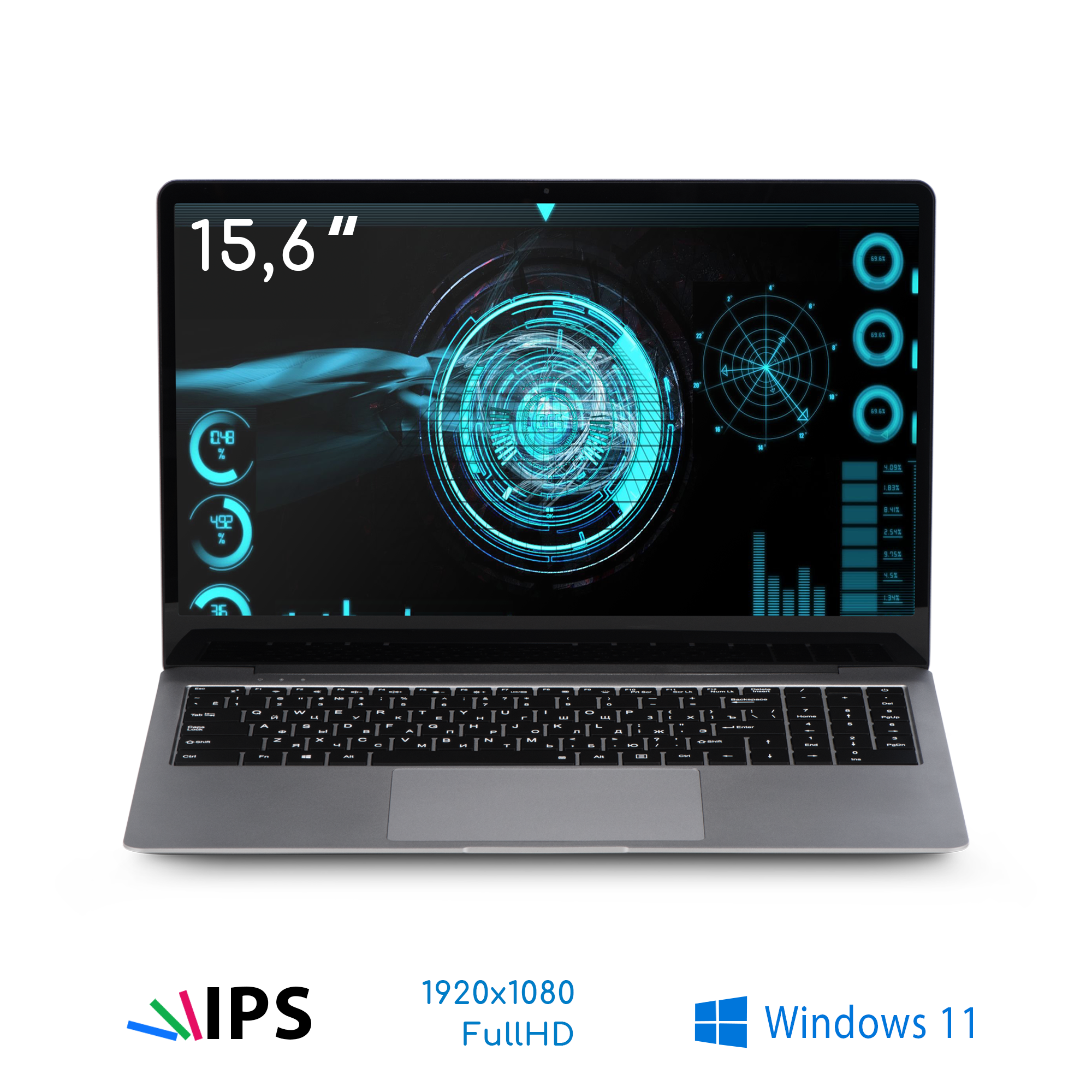 

Ноутбук Azerty RB-1500 Gray (120-0600), RB-1500