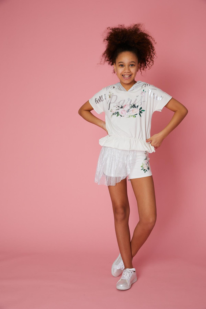 

Футболка для девочки LittleStar 1649-yX кремовый 110-116 (доставка из-за рубежа), 1649-yX