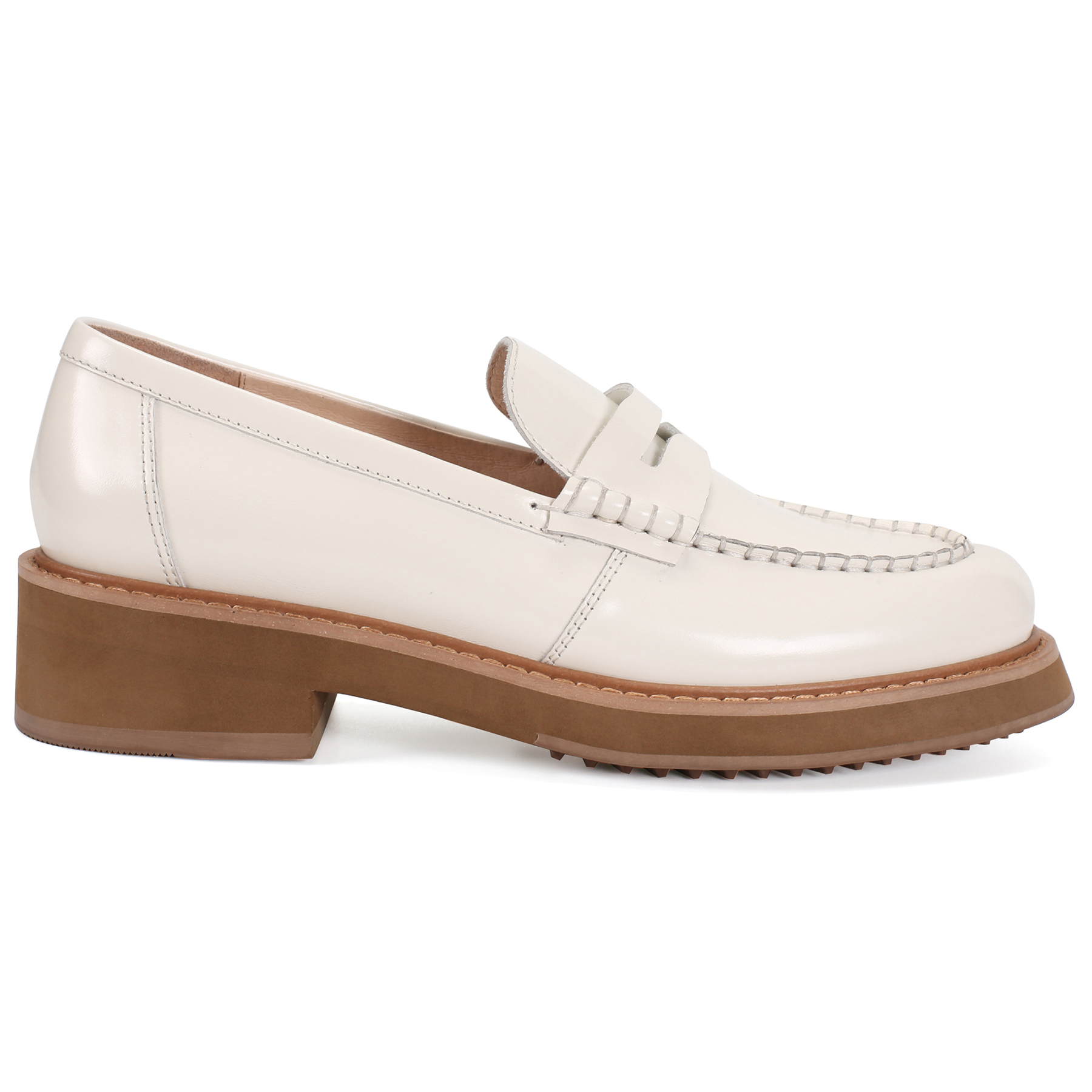 

Лоферы женские Portal PRL1010-06-ivory-22L бежевые 40 RU, PRL1010-06-22L