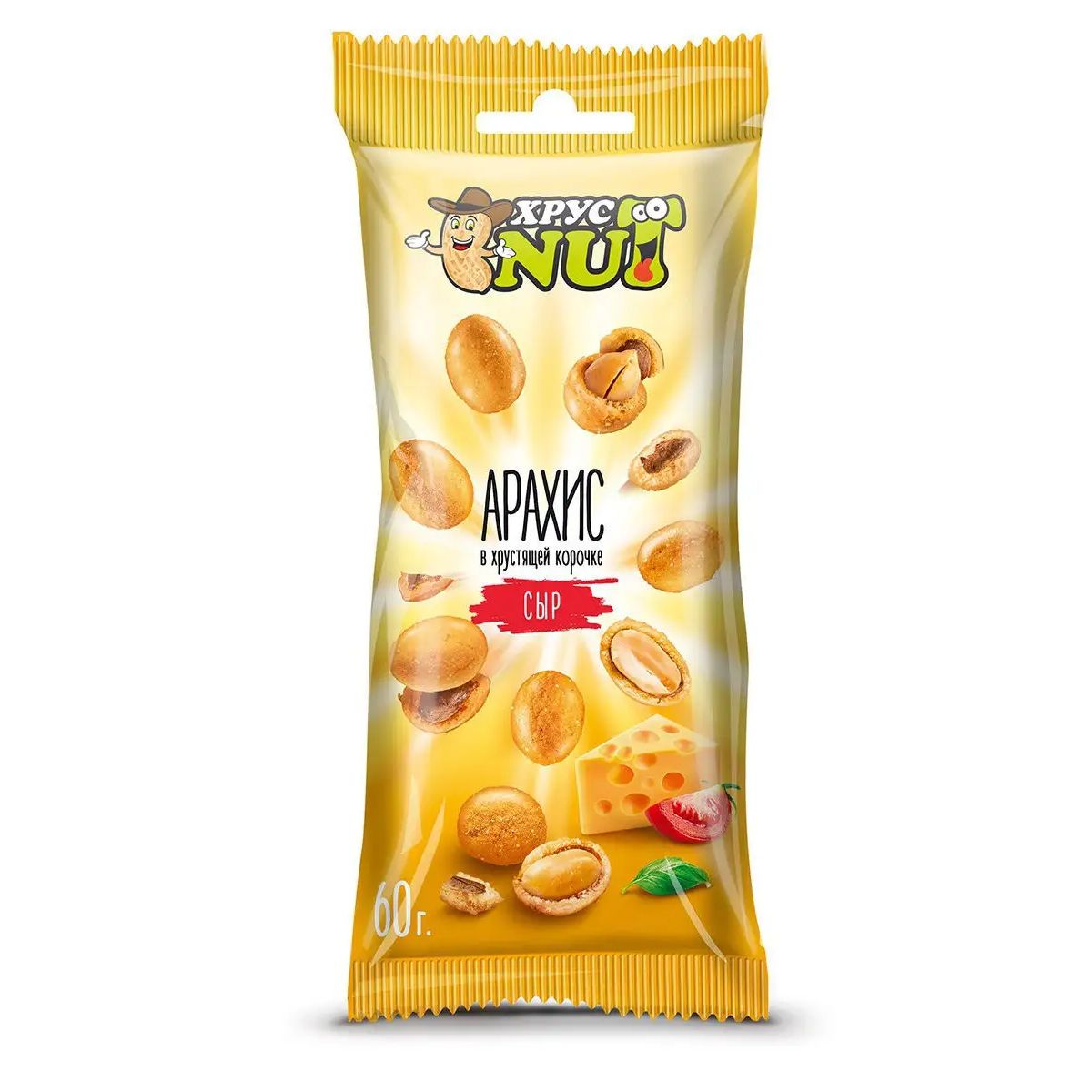 Арахис ХрустNut в хрустящей корочке, сыр, 22x60 г