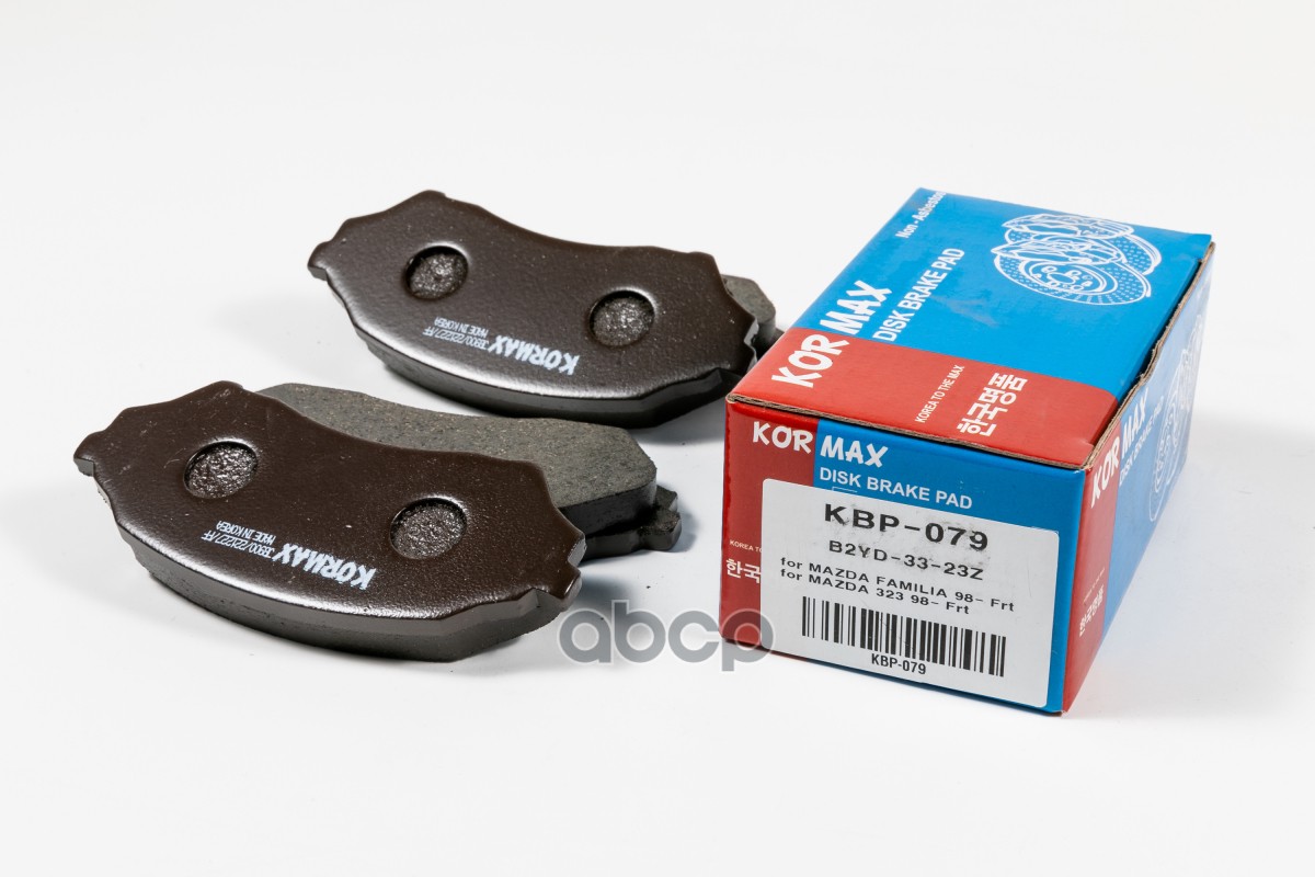 

Тормозные колодки KORMAX передние с антискрипной пластиной D3027 KBP079