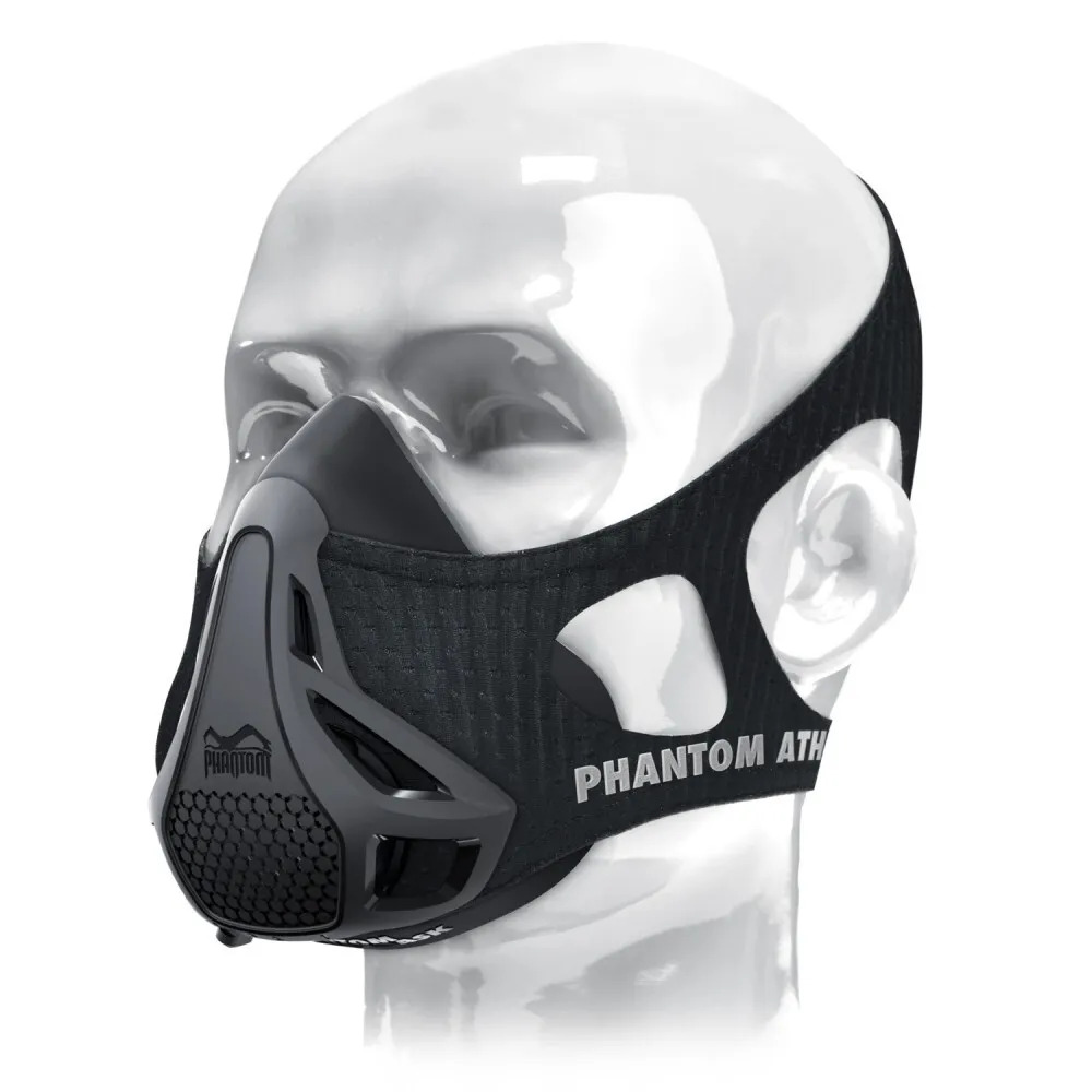 фото Тренировочная маска phantom training mask черный l phantom athletics