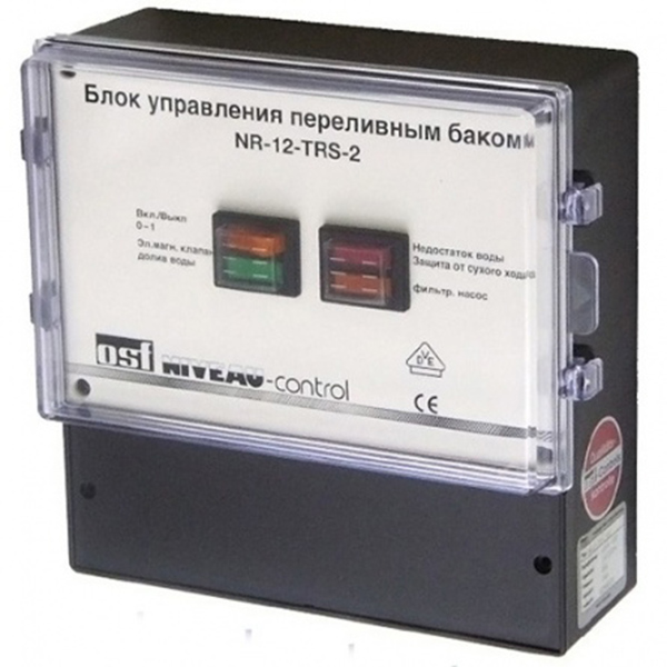 

Блок управления переливной емкостью NR-12TRS-2, без э/м клапана, для 4 или 5 электродов