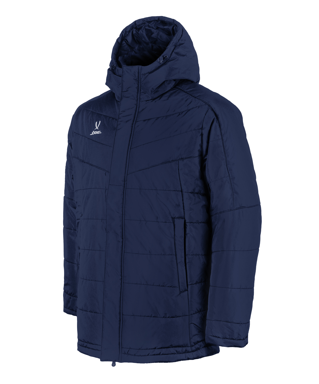 фото Jögel куртка утепленная camp padded jacket, синий - m jogel