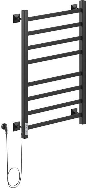 

Полотенцесушитель электрический Ника Step-1 80/40 черный матовый, L