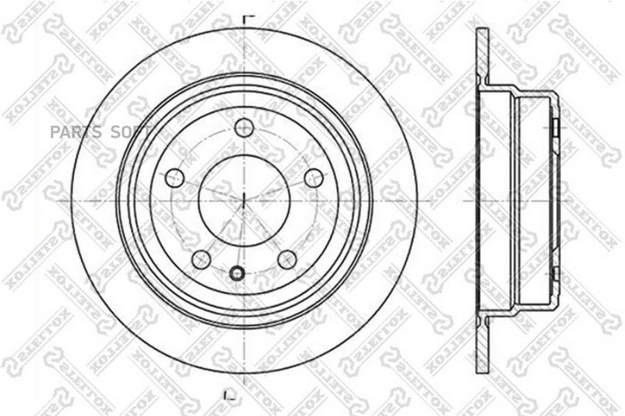

Тормозной диск Stellox комплект 1 шт. 60201514SX