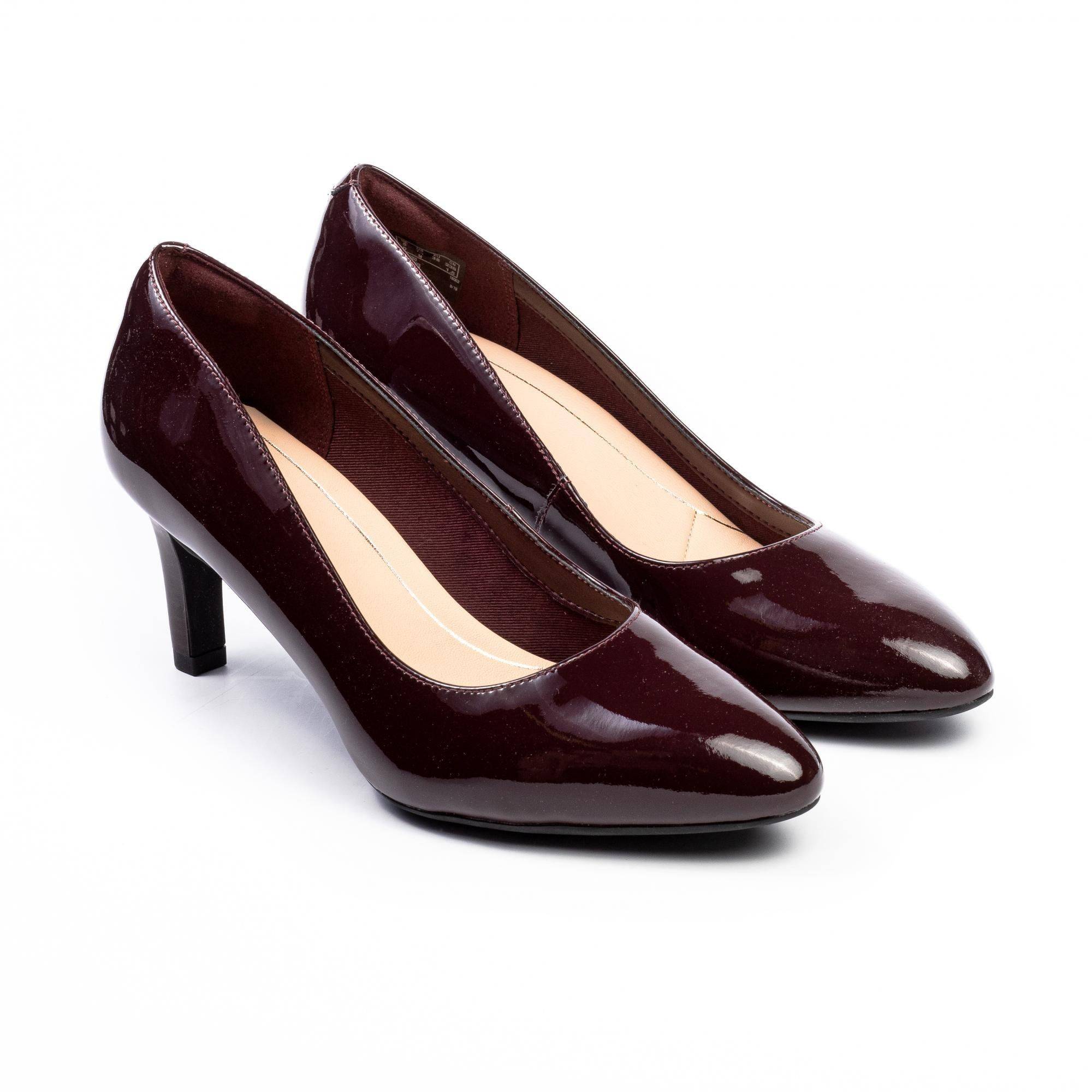 Туфли женские Clarks Calla Rose 26145112 бордовые 41 EU
