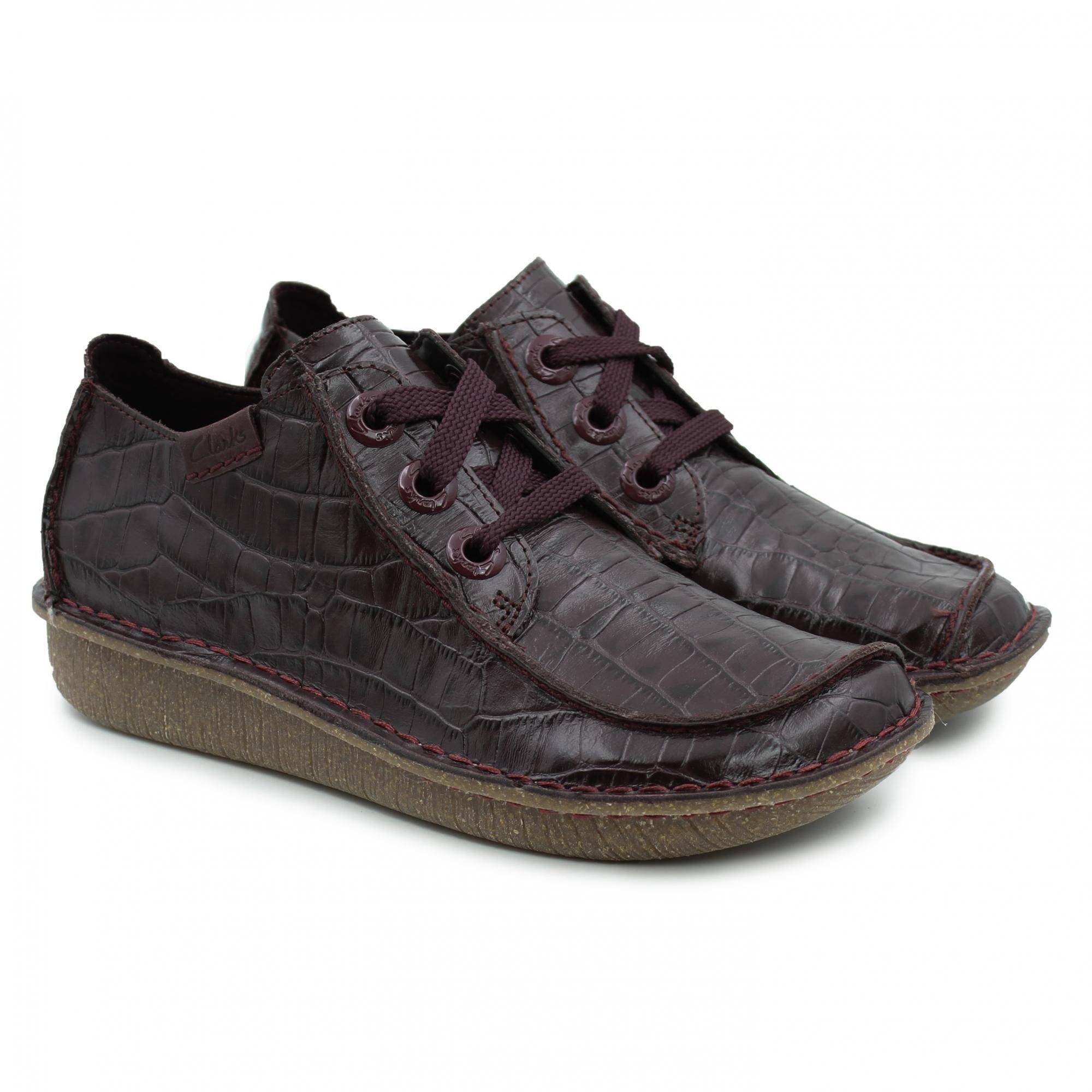 

Полуботинки женские Clarks Funny Dream 26151068 бордовые 36 EU, Funny Dream 26151068