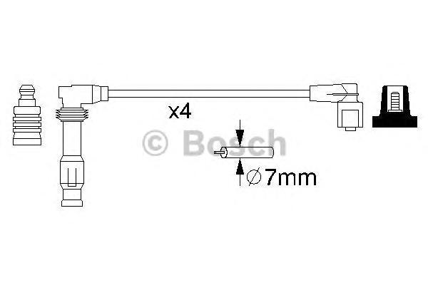 

Комплект Высоковольтных Проводов BOSCH 0986356986