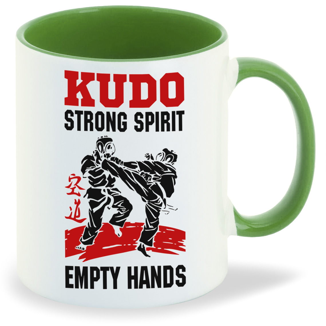 

Кружка CoolPodarok Kudo strong spirit empty hands, Kudo strong spirit empty hands
