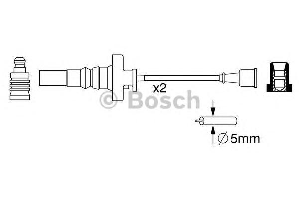 

Комплект Высоковольтных Проводов BOSCH 0986357273