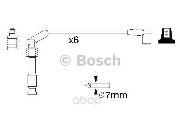 

Провода В/В К-Т BOSCH 0986357143