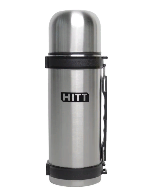 Термос Hitt Action автомат для напитков серебряный 1 л