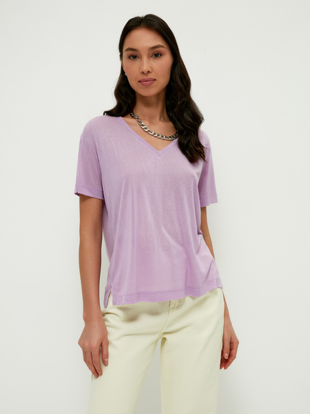 

Футболка женская ZARINA 2265557472 фиолетовая XS, 2265557472