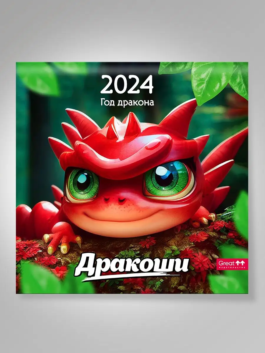 Календарь. Грейт Принт Символ года. Дракоши 2024 КП-2402 290*580 мм