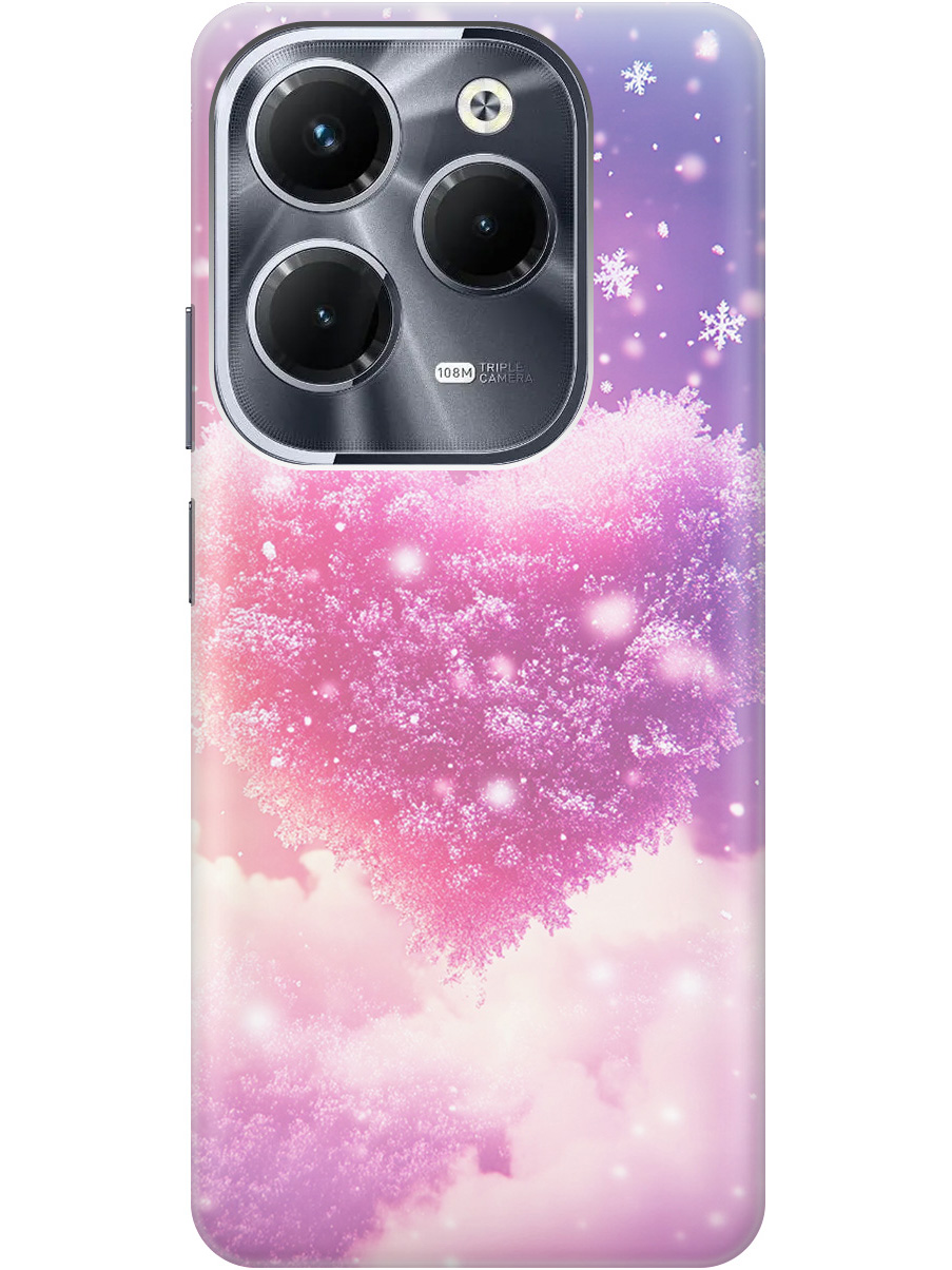 

Силиконовый чехол на Infinix Hot 40 / Hot 40 Pro с принтом "Пушистое сердце", Прозрачный;белый;розовый, 778679291