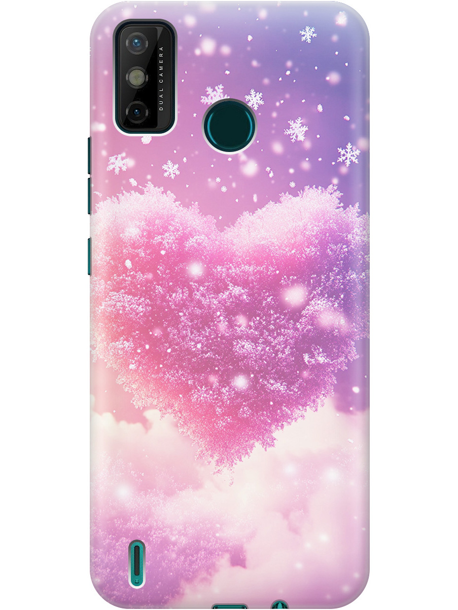 

Силиконовый чехол на Tecno Spark 6 Go с принтом "Пушистое сердце", Прозрачный;белый;розовый, 741735691