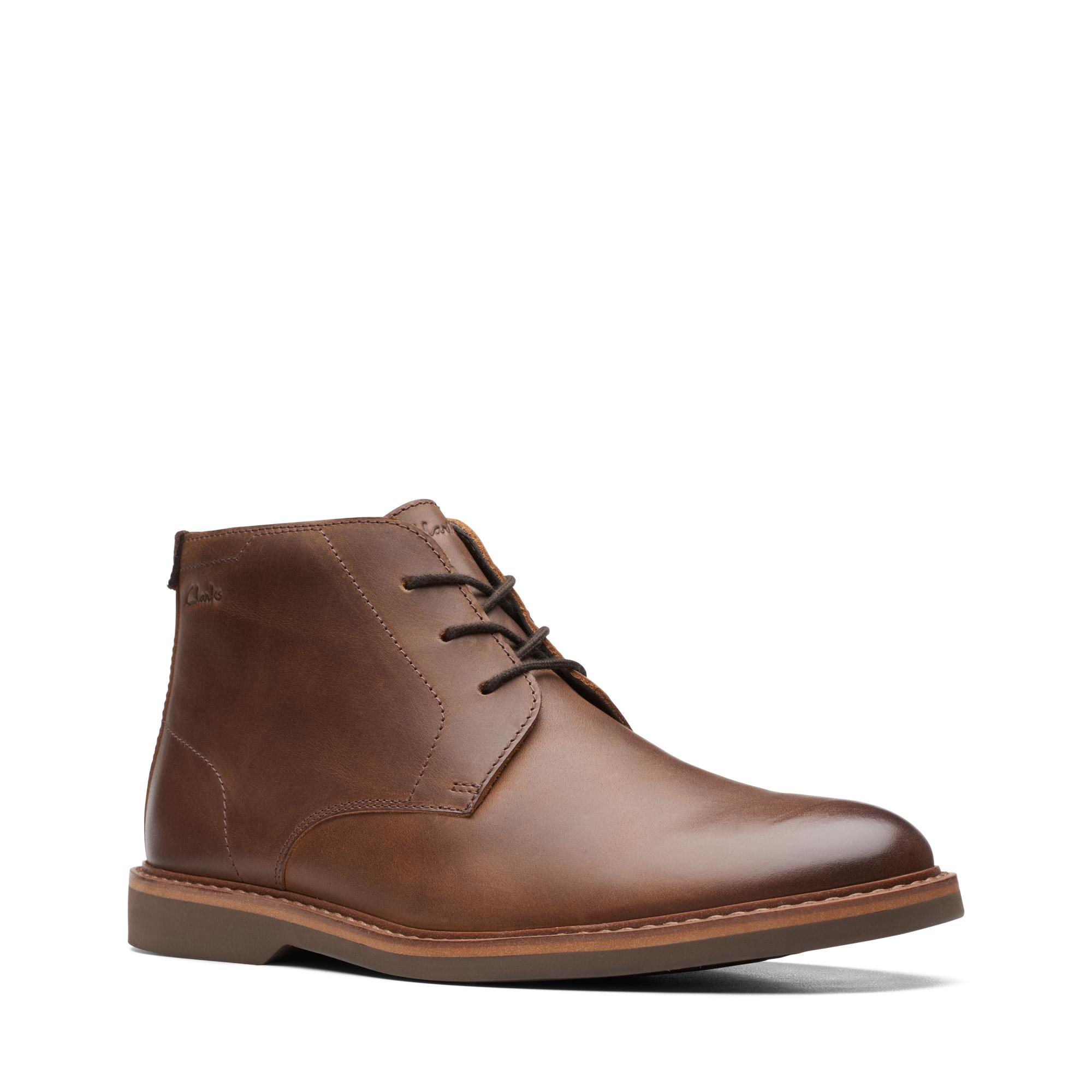 фото Ботинки мужские clarks atticuslt mid 26161400 коричневые 43 eu