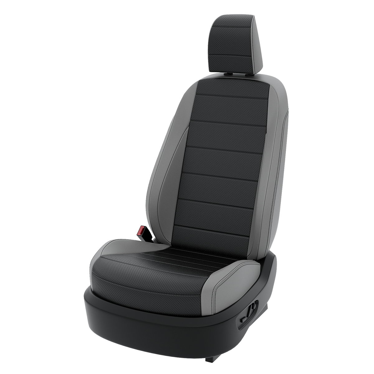 

Чехлы на сиденья Центр Авточехлов для Peugeot 4008 CNTRA1331F-С2-595 Экокожа Серый Черный, Черный;серый, CNTRA1331