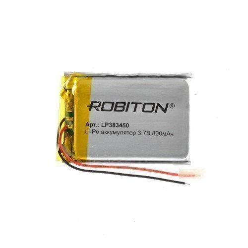 

Аккумуляторная батарея ROBITON LP383450 3.7В 800мАч PK1