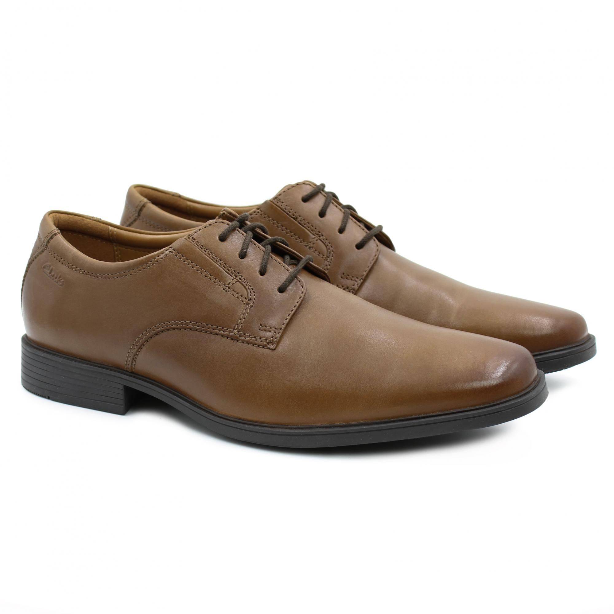 Туфли мужские Clarks Tilden Plain 26130097 коричневые 40 EU