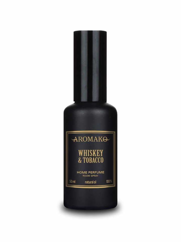 фото Ароматический спрей для текстиля aromako "whiskey & tobacco", 50 мл