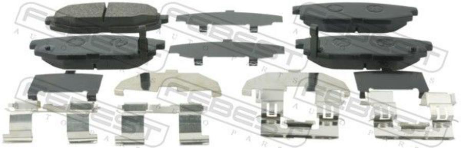 

Тормозные колодки FEBEST задние 0801G12R
