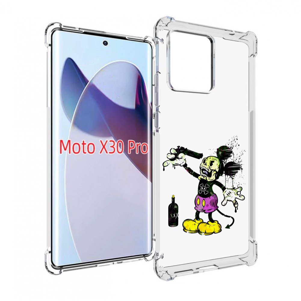 

Чехол MyPads Драг Микки для Motorola Moto X30 Pro, Прозрачный, Tocco