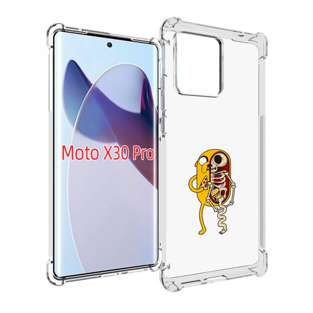 

Чехол MyPads Джейк скелет для Motorola Moto X30 Pro, Прозрачный, Tocco