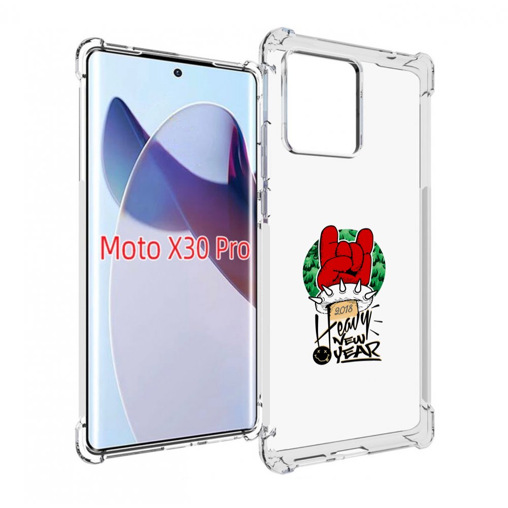 Чехол MyPads Гангстер новый год для Motorola Moto X30 Pro