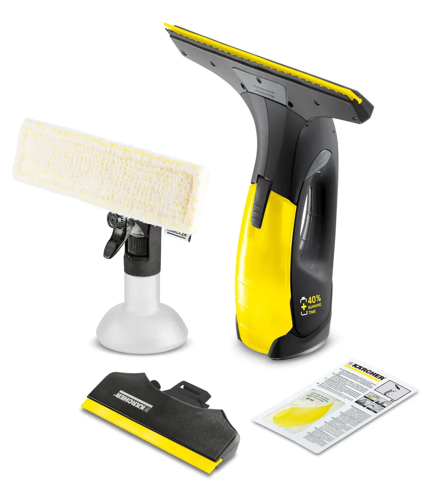 Стеклоочиститель Karcher WV 2 Premium 10Y Edition желтый; черный